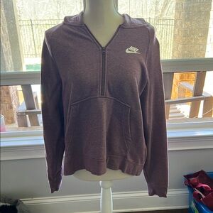 Nike Purple Half-Zip Hoodie